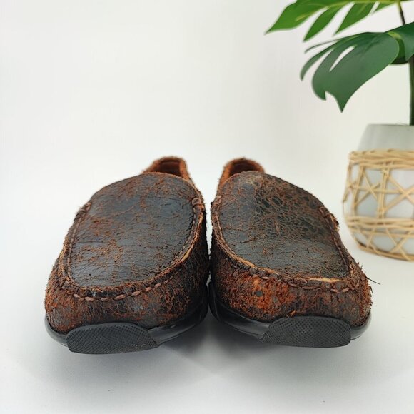 AE By Allen Edmonds Men\'s Brown Leather Loafers Size 7.5